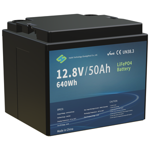 Batería LFP de litio de 12,8 V y 50 Ah