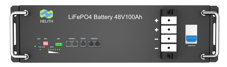 Batería LiFePO4 tipo rack Moudle HYPER de 5,12 kWh y 3U